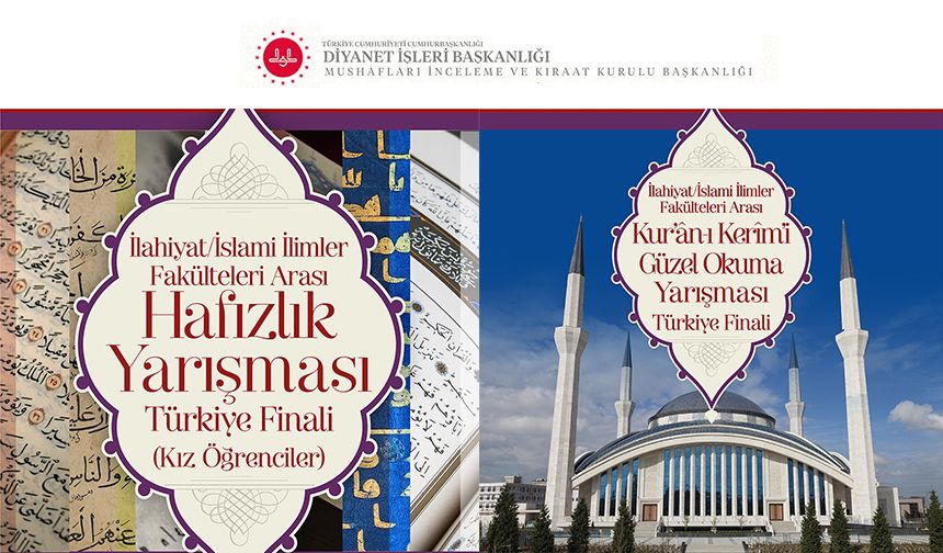 İlahiyatlar arası Kur'an-ı Kerim Güzel Okuma ve Hafızlık Yarışması'nda Türkiye Finali heyecanı yaşanacak