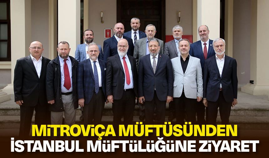 Mitroviça Müftüsünden İstanbul Müftülüğüne ziyaret
