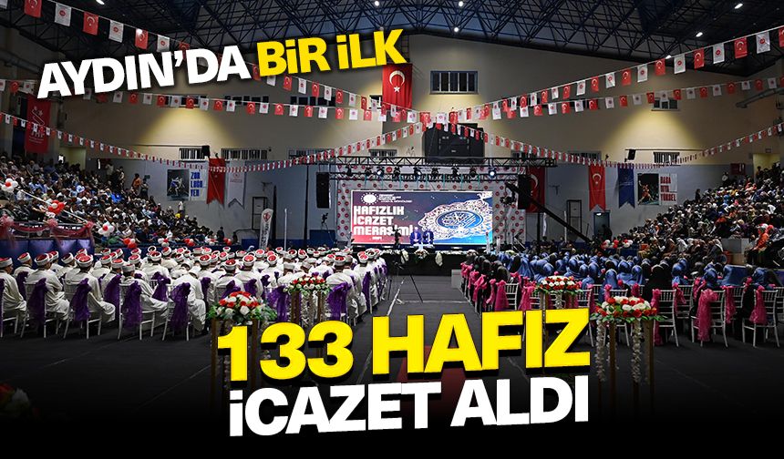 Aydın'da 133 hafız icazet aldı