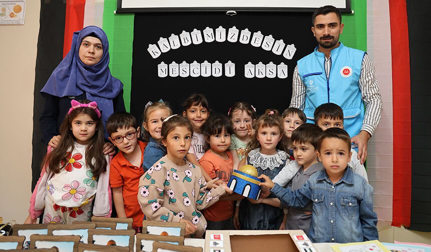 Bartınlı miniklerden Filistin farkındalığı