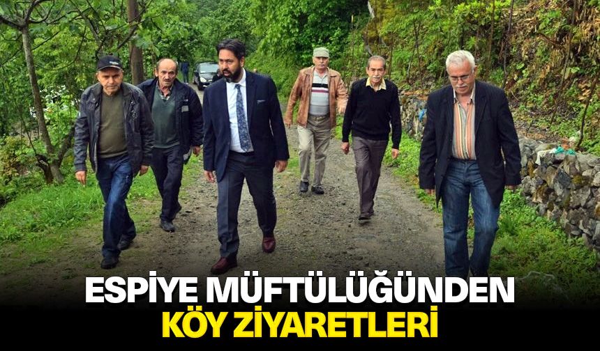 Espiye Müftülüğünden köy ziyaretleri