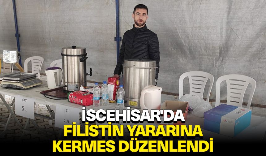 İscehisar'da Filistin yararına kermes düzenlendi