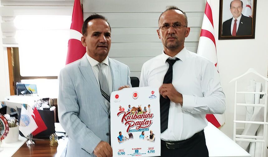 KKTC Yeniboğaziçi Belediye Başkanından TDV'ye destek