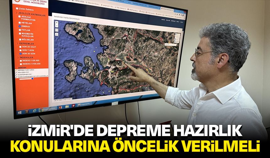 Prof. Dr. Hasan Sözbilir: İzmir'de depreme hazırlık konularına öncelik verilmeli