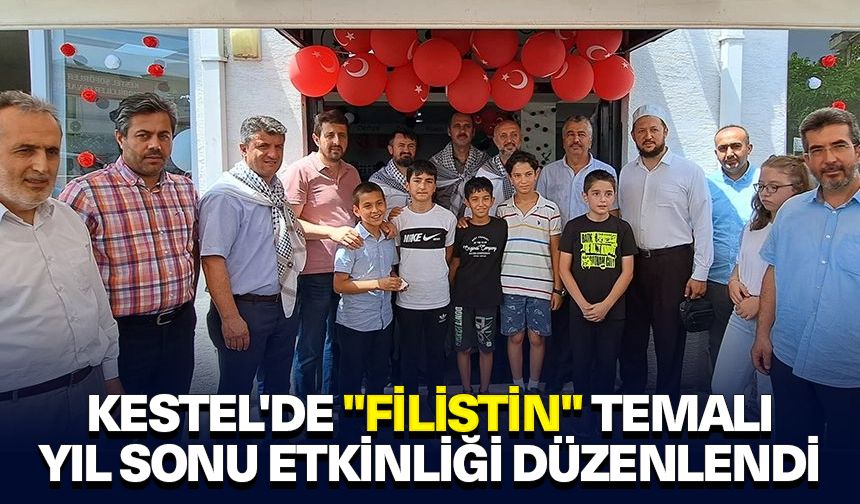 Kestel'de "Filistin" temalı yıl sonu etkinliği düzenlendi