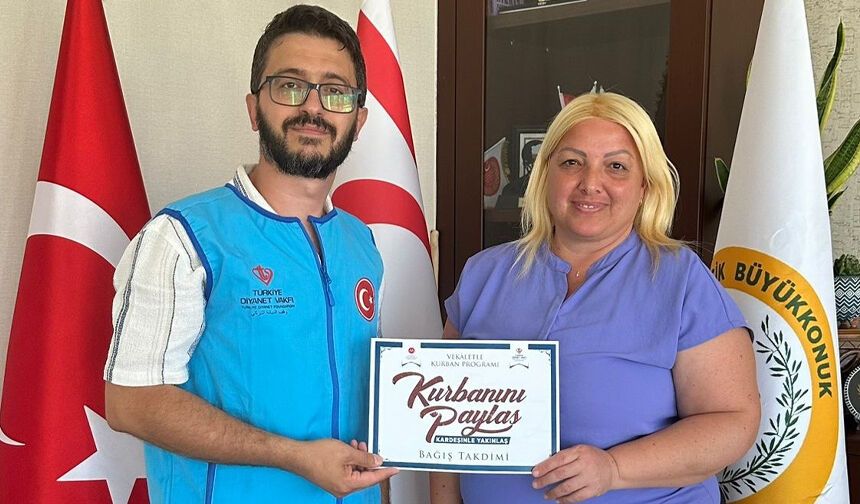 KKTC'den TDV'ye destek sürüyor