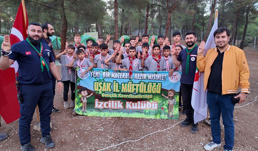 Uşak Diyanet İzcilik Kulübü kampta buluştu