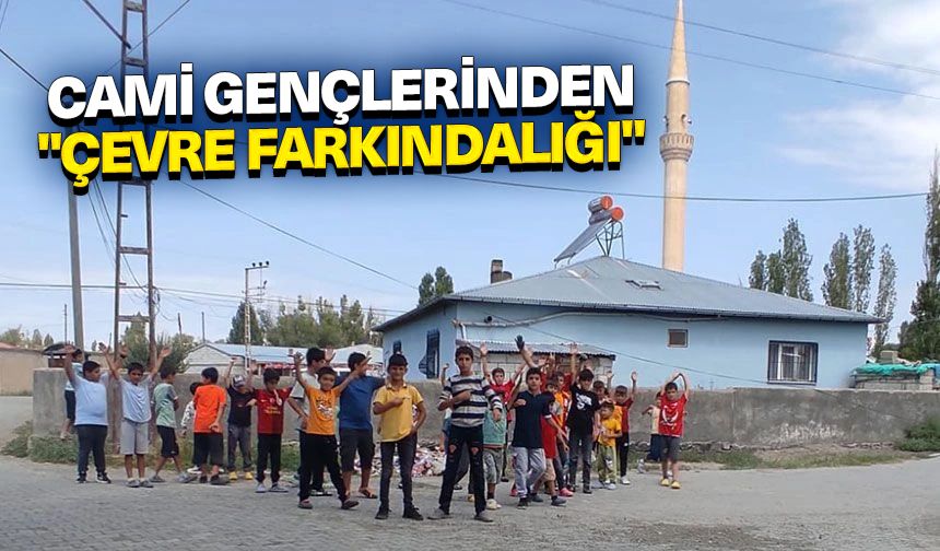 Cami gençlerinden "çevre farkındalığı"