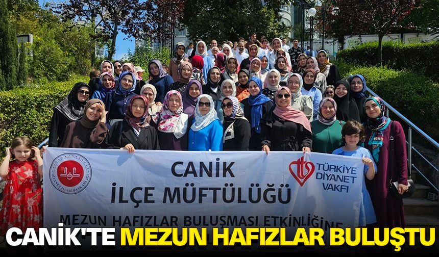 Canik'te mezun hafızlar buluştu