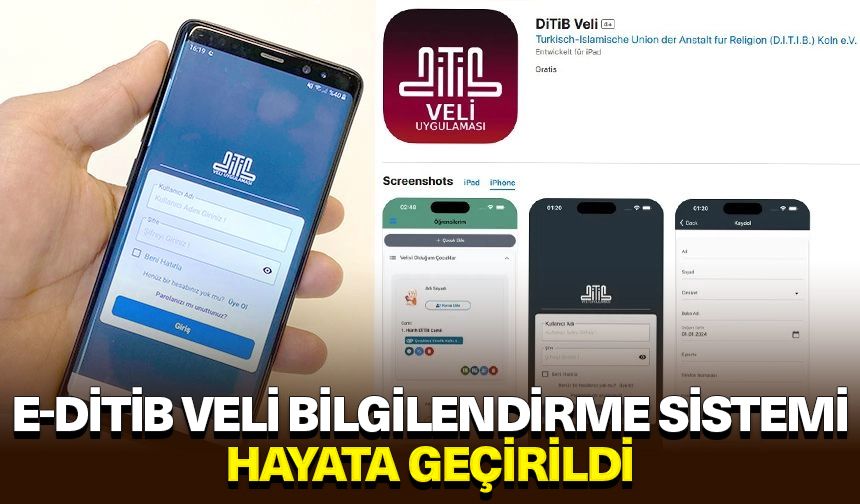 e-DİTİB Veli Bilgilendirme Sistemi hayata geçirildi