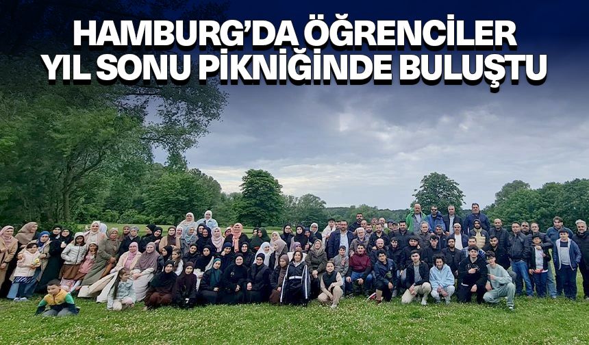 Hamburg’da öğrenciler yıl sonu pikniğinde buluştu