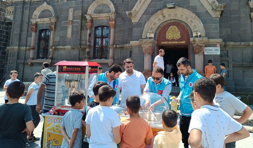 Kars'ta minik kalplere yolculuk sürüyor