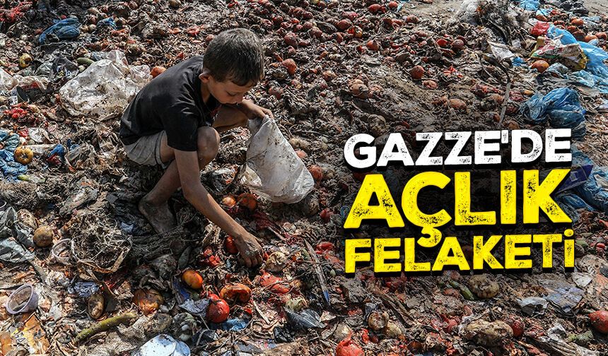 Katil İsrail'in saldırıları altındaki Gazze'de yaşanan açlık felaketi