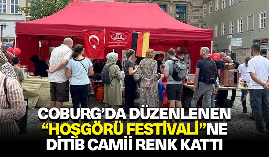 Coburg’da düzenlenen “Hoşgörü Festivali”ne DİTİB Camii renk kattı