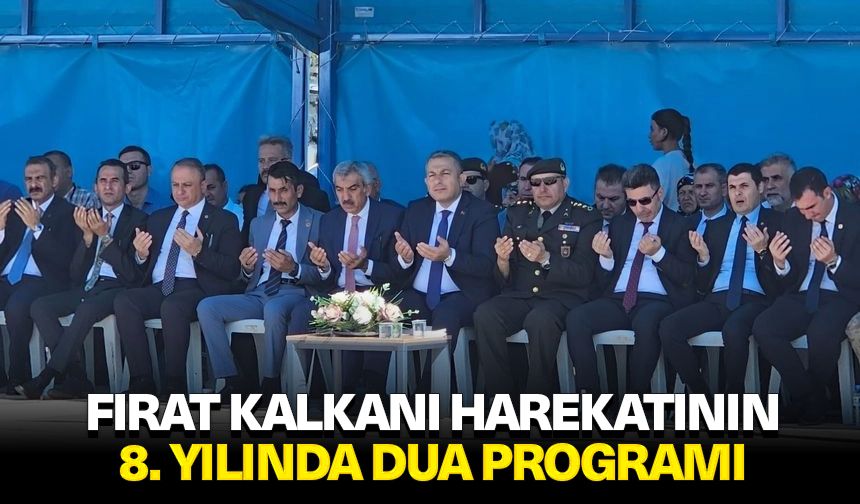 Fırat Kalkanı Harekatının 8.yılında dua programı