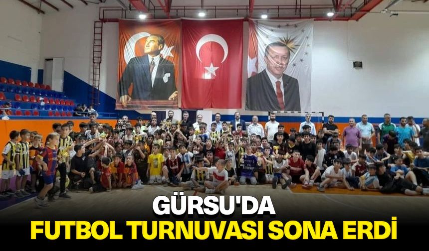 Gürsu'da futbol turnuvası sona erdi