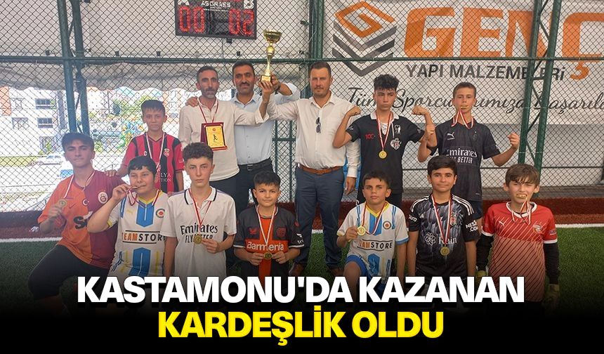 Kastamonu'da kazanan, kardeşlik oldu