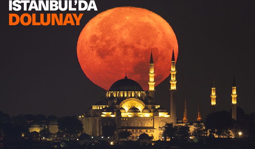 İstanbul'da dolunay