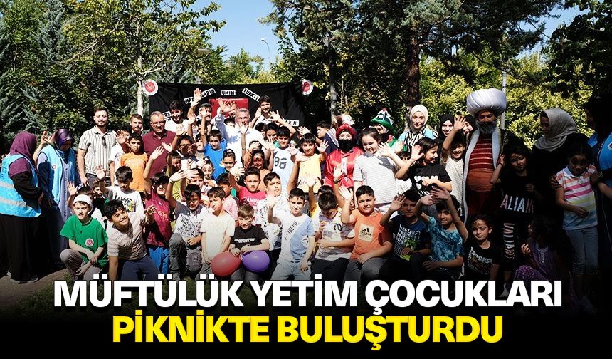 Müftülük yetim çocukları piknikte buluşturdu