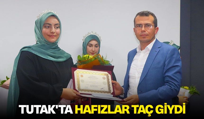 Tutak'ta hafızlar taç giydi