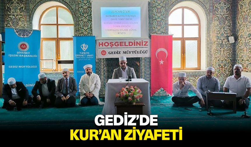 Gediz’de Kur’an ziyafeti