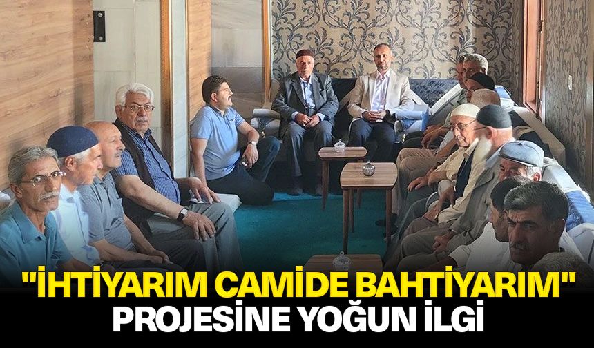 "İhtiyarım Camide Bahtiyarım" projesine yoğun ilgi