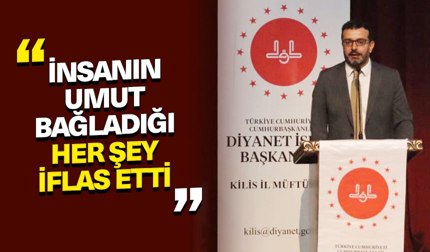 Irmaklı: İnsanın umut bağladığı her şey iflas etti