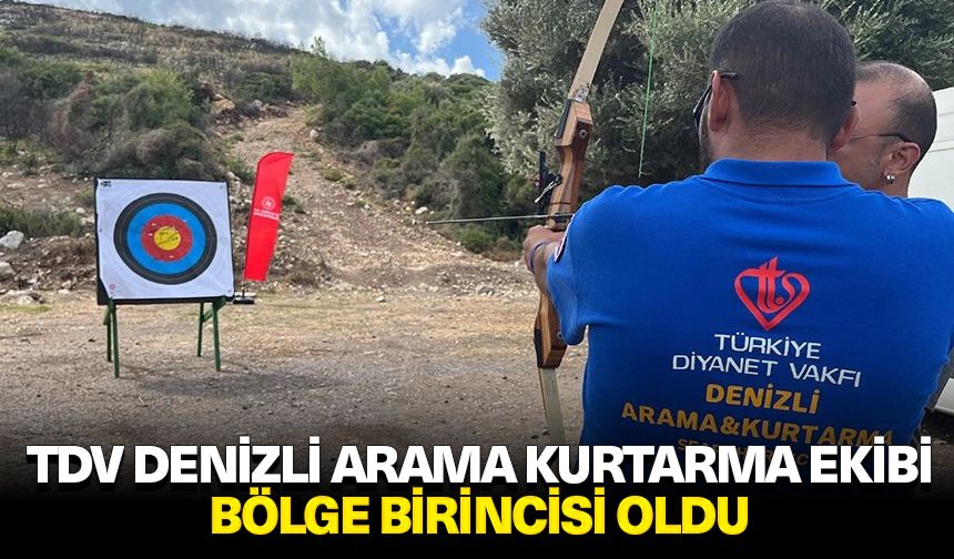 TDV Denizli Arama Kurtarma Ekibi bölge birincisi oldu