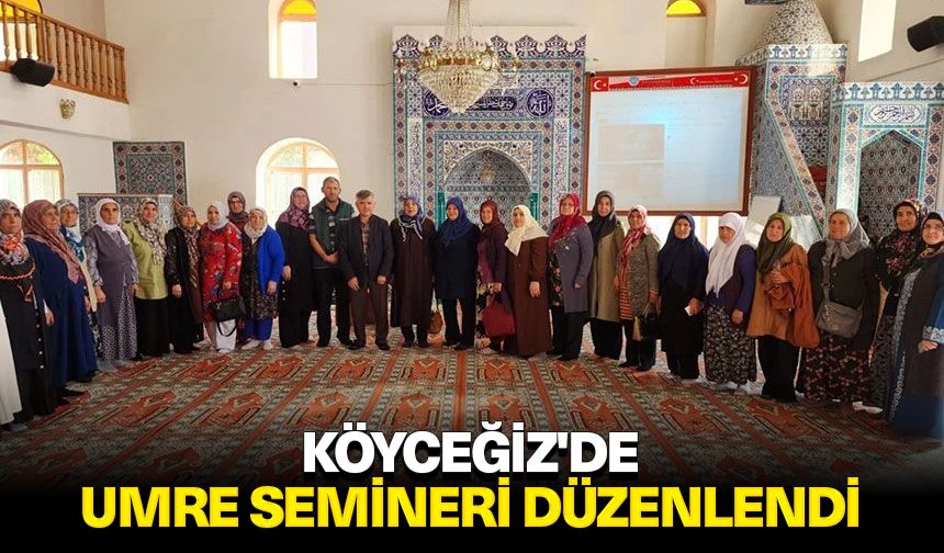 Köyceğiz'de umre semineri düzenlendi