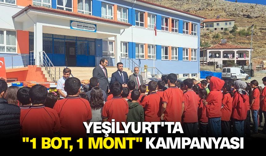 Yeşilyurt'ta "1 Bot, 1 Mont" kampanyası