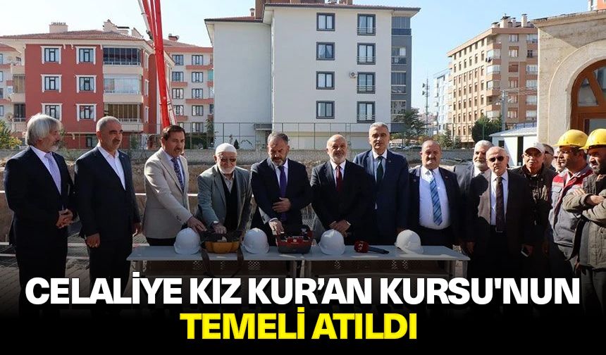 Celaliye Kız Kur’an Kursu'nun temeli atıldı