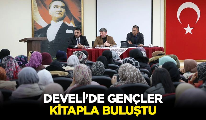 Develi'de gençler kitapla buluştu