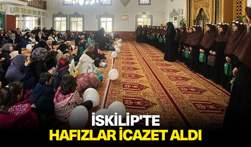 İskilip'te hafızlar icazet aldı