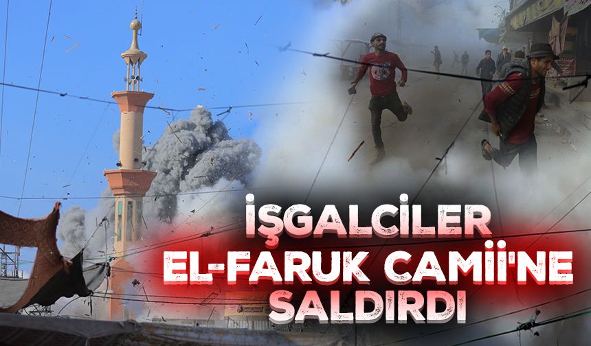 İşgalciler, El-Faruk Camii'ne hava saldırısı düzenledi