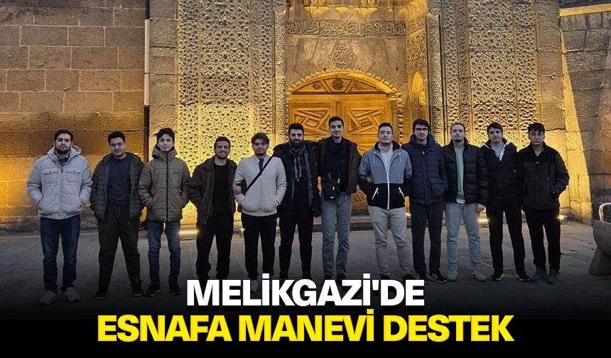 Melikgazi'de esnafa manevi destek