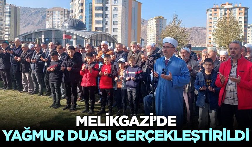 Melikgazi’de yağmur duası gerçekleştirildi