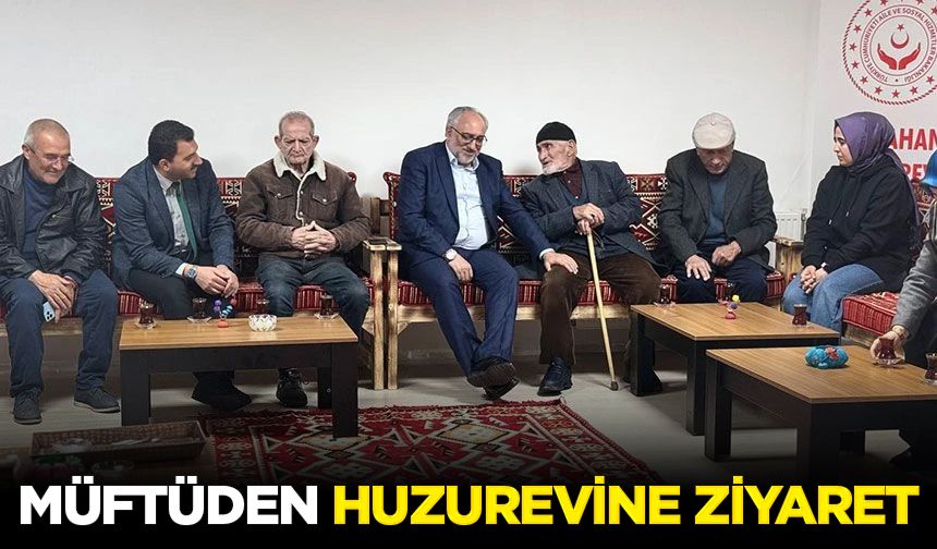 Müftüden huzurevine ziyaret