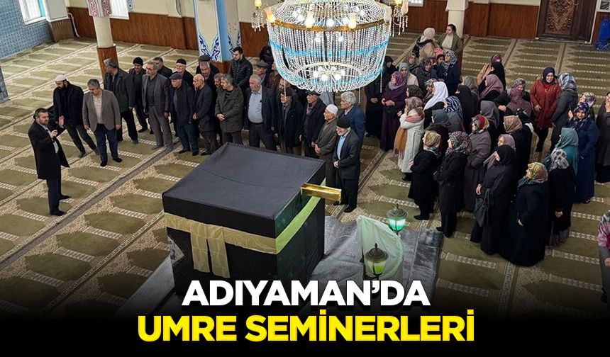 Adıyaman’da umre seminerleri