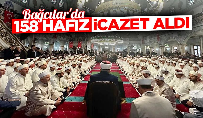 Bağcılar'da 158 hafız icazet aldı