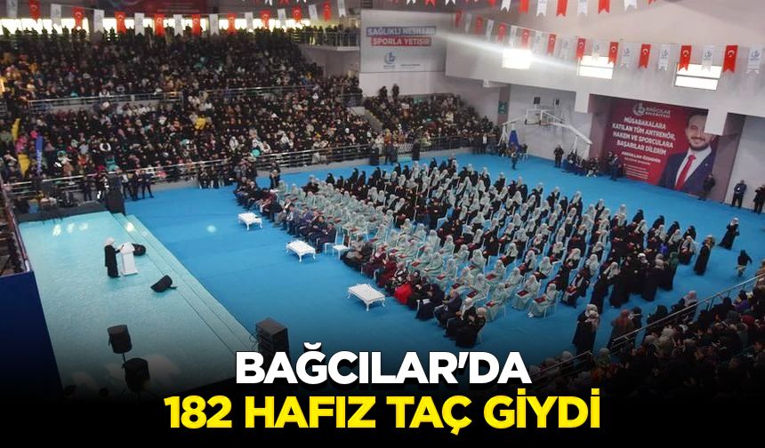 Bağcılar'da 182 hafız taç giydi