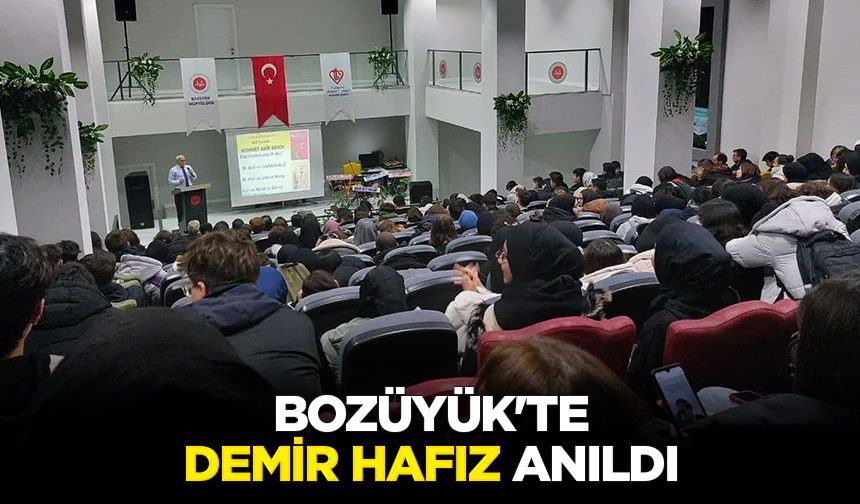 Bozüyük'te Demir Hafız anıldı