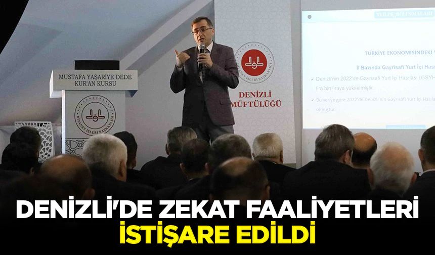 Denizli'de zekat faaliyetleri istişare edildi