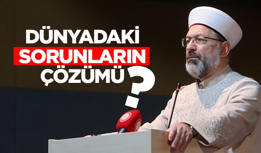 Diyanet İşleri Başkanı Erbaş, Kırıkkale’de din görevlileriyle bir araya geldi