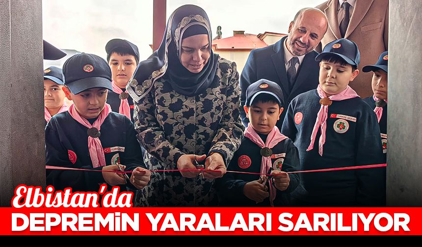 Elbistan'da depremin yaraları sarılıyor