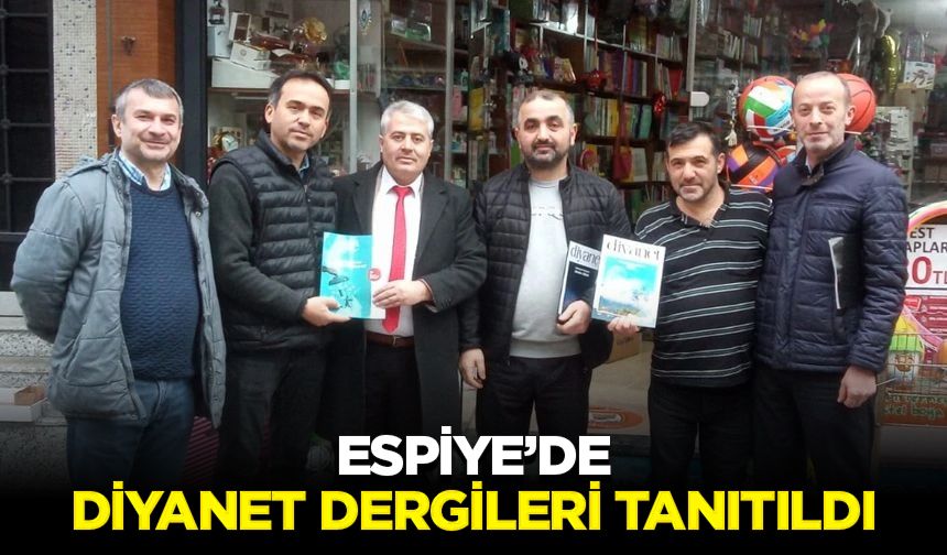 Espiye’de Diyanet dergileri tanıtıldı