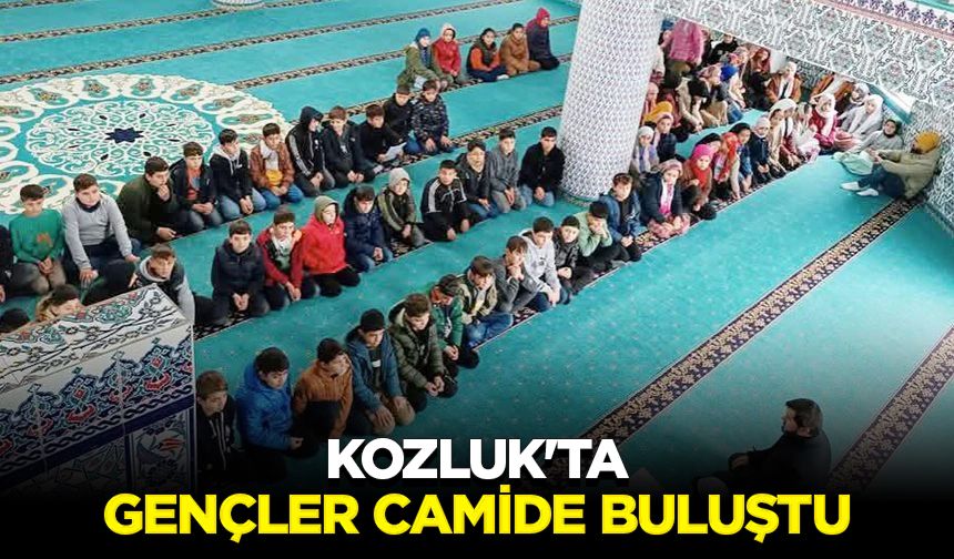 Kozluk'ta gençler camide buluştu