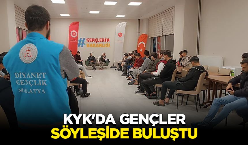 KYK'da gençler söyleşide buluştu