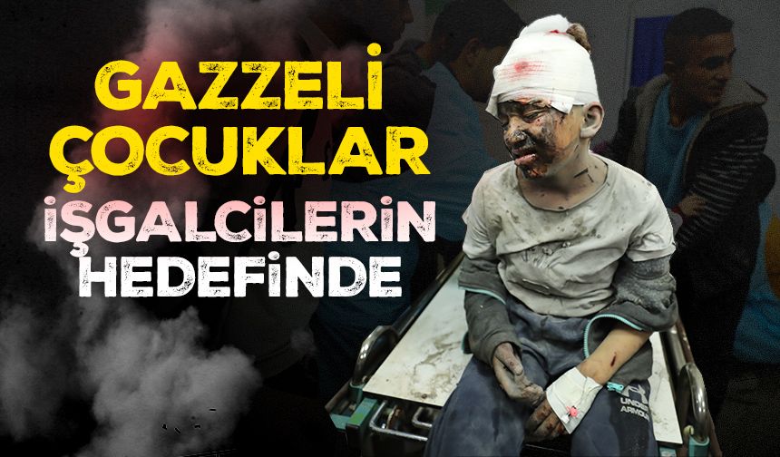 İşgalciler, Gazzeli çocukları hedef almaya devam ediyor