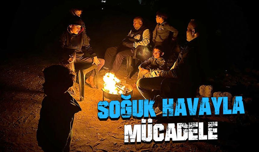 Gazze'de soğuk havayla mücadele