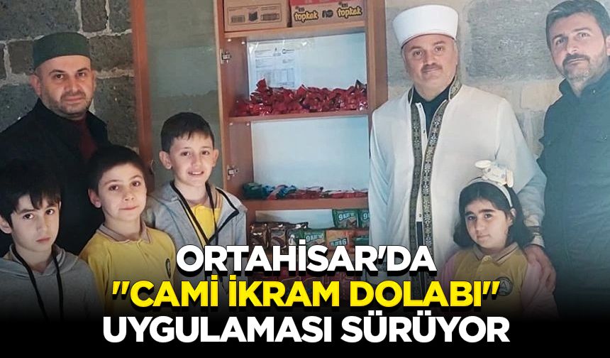 Ortahisar'da  "Cami İkram Dolabı" uygulaması sürüyor